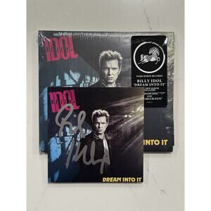 BILLY IDOL Dream Into It CD w/ SIGNED Autographed Art Card IN HAND #2
